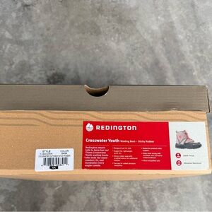 Redington Kids Crosswater Youth Wading Boots - Gray and Red